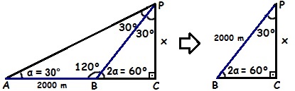 Sabendo que a soma dos ângulos internos de qualquer triângulo é 180°, podemos encontrar os valores dos ângulos que faltam.
